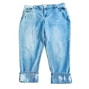 Lane Bryant Cuffed Ankle Jeans Size 20